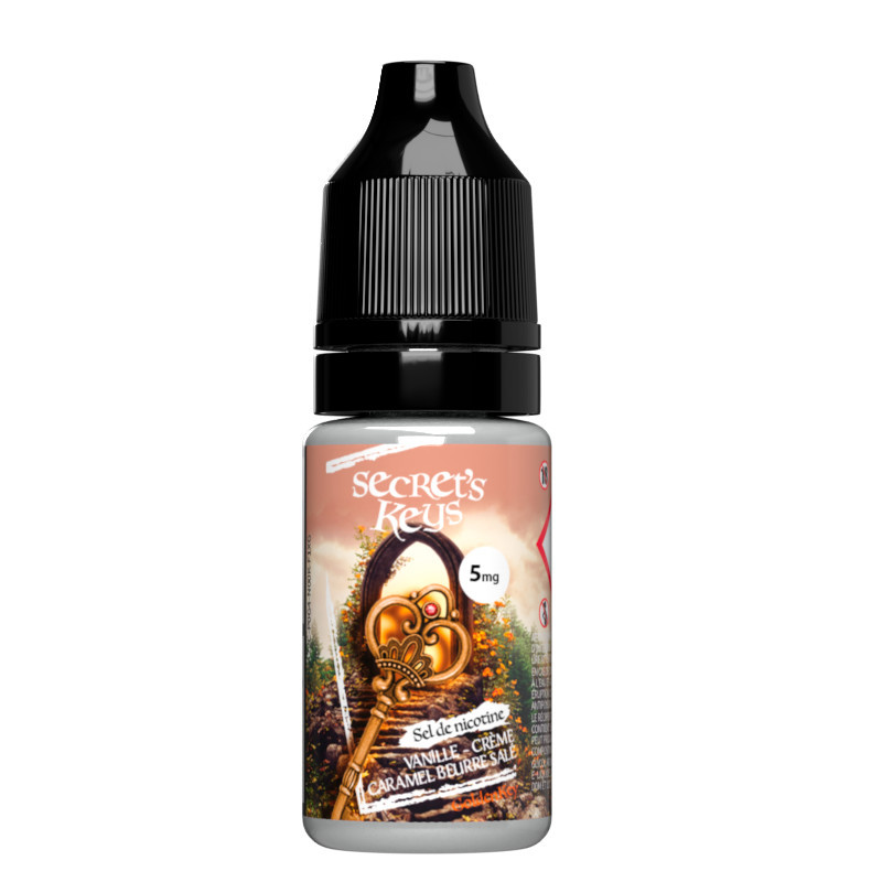 Golden Key Salt 10ml Secret's Keys by Secret's LAb (10 pièces) Golden Key Salt 10ml Secret's Keys by Secret's LAb (10 pièces)