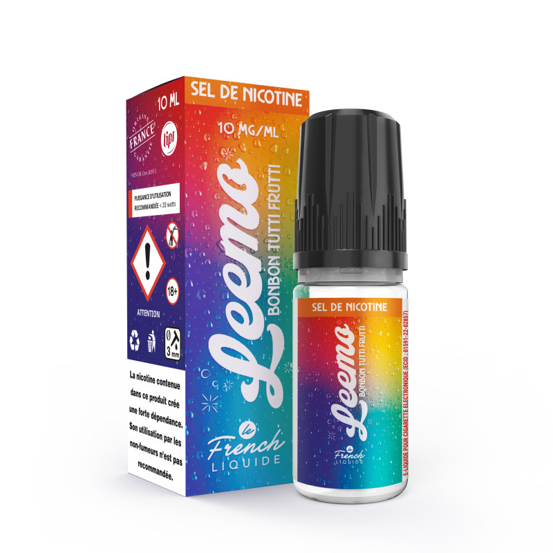 Bonbon Tutti Frutti Salt 10ml Leemo - Le French Liquide (6 pièces) Bonbon Tutti Frutti Salt 10ml Leemo - Le French Liquide (6 pièces)