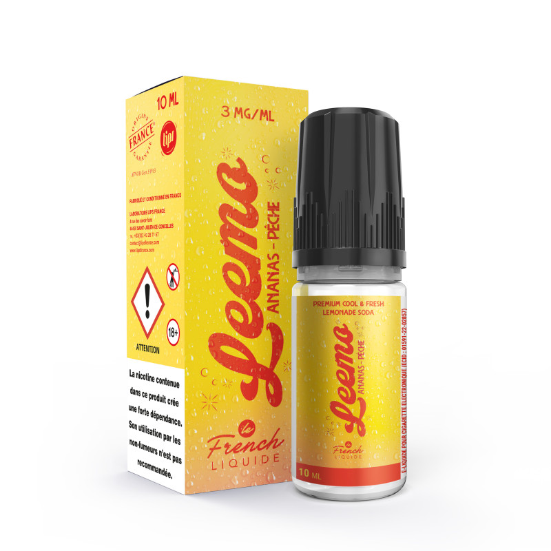 Ananas Pêche 10ml Leemo - Le French Liquide (6 pièces) Ananas Pêche 10ml Leemo - Le French Liquide (6 pièces)