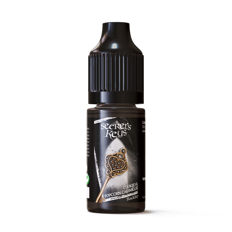 Black Key 10ml Secret's Keys by Secret's LAb (10 pièces) Black Key 10ml Secret's Keys by Secret's LAb (10 pièces)