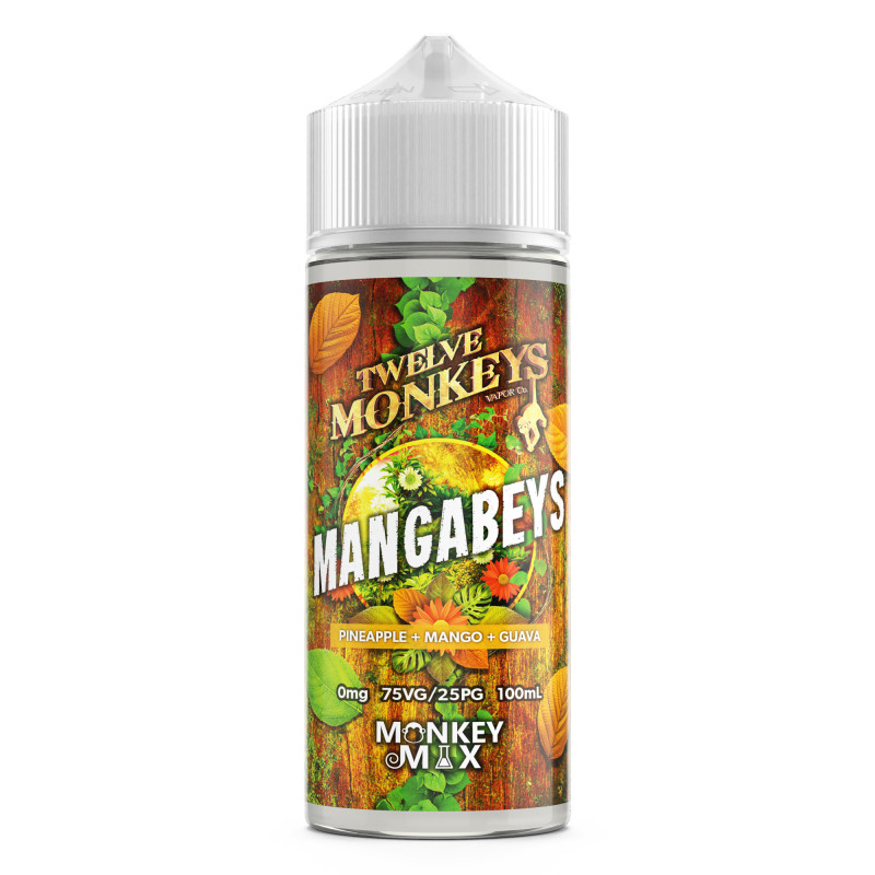 Mangabeys 100ml Monkey Mix - Twelve Monkeys Mangabeys 100ml Monkey Mix - Twelve Monkeys