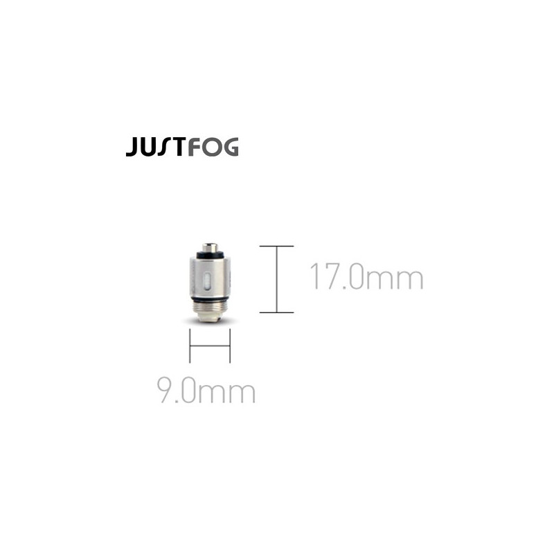 Pack de 5 résistances pour JustFog C14, G14 et S14 Pack de 5 résistances pour JustFog C14, G14 et S14
