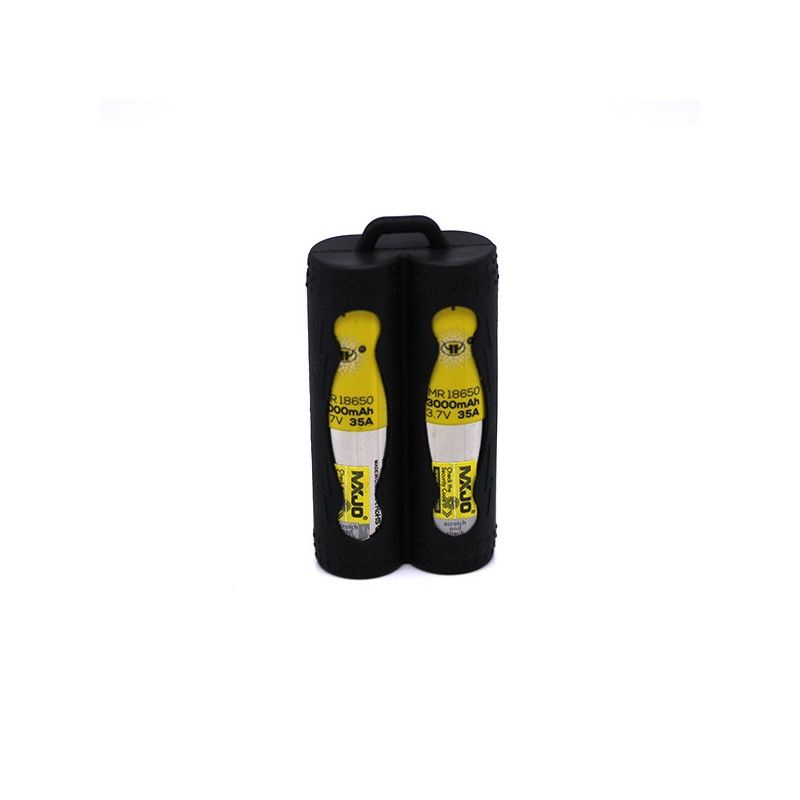 Case Rubber 18650 2 accus (10 pièces) Case Rubber 18650 2 accus (10 pièces)