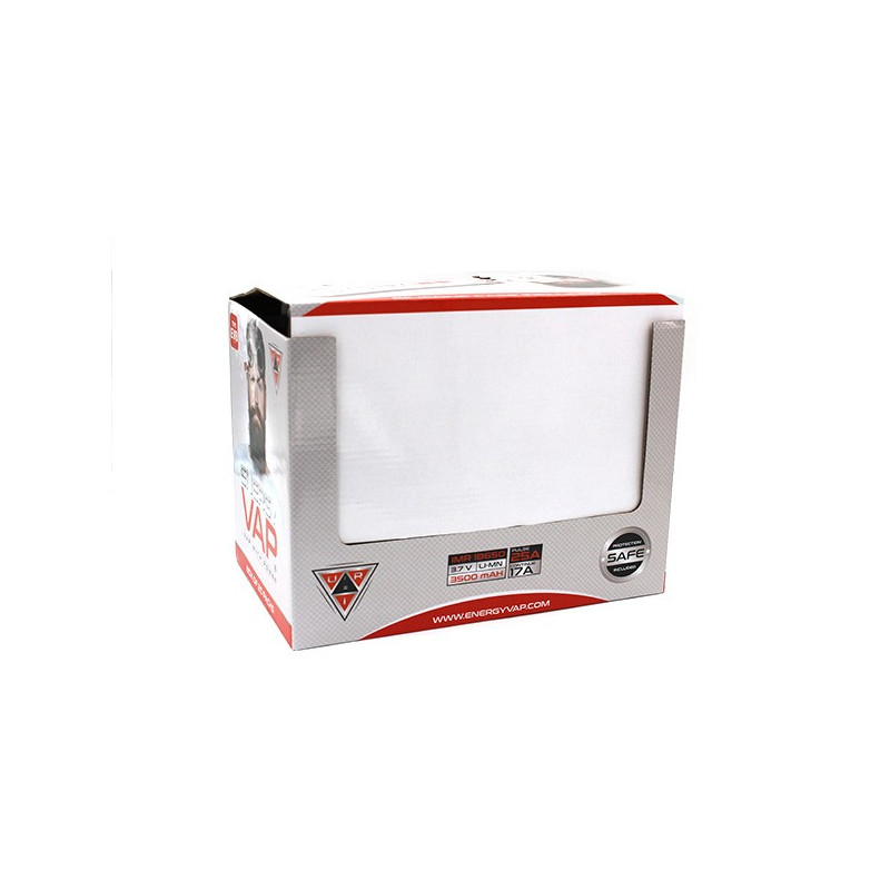 Accu Energy Vap 18650 3500 mAh 25A (boîte de 20 pièces) Accu Energy Vap 18650 3500 mAh 25A (boîte de 20 pièces)