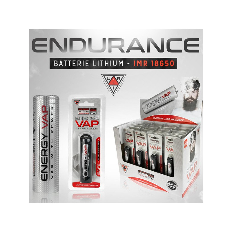 Accu Energy Vap 18650 3500 mAh 25A (boîte de 20 pièces) Accu Energy Vap 18650 3500 mAh 25A (boîte de 20 pièces)