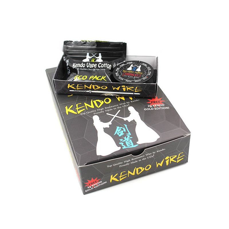 Pack Kendo Wire avec Coton Kendo Vape Cotton (6 pièces) Pack Kendo Wire avec Coton Kendo Vape Cotton (6 pièces)